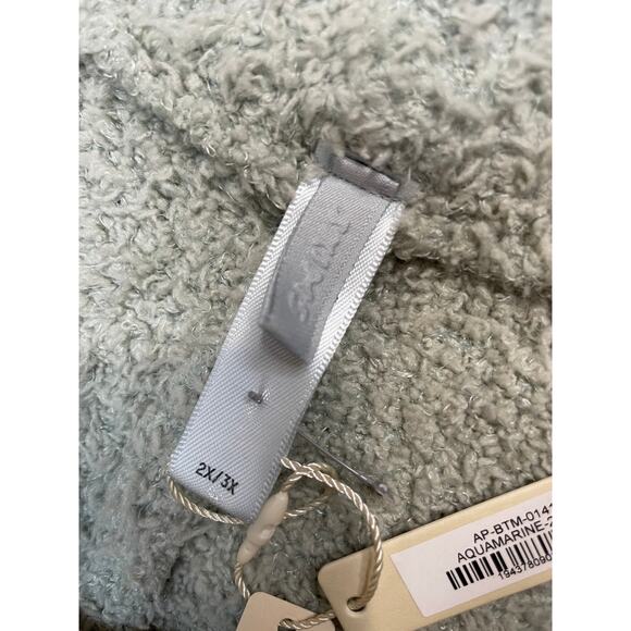 SKIMS Cozy Collection Shorts New with Tags Aquamarine 2X - Picture 4 of 6